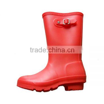 Red Rubber Cowboy Rain Boots Women