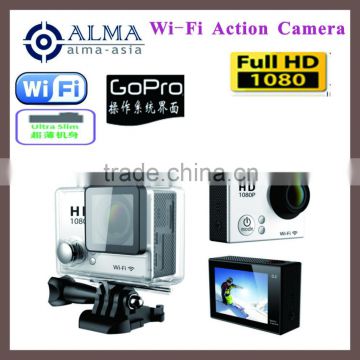 Ultra Slim 1080P Wi-Fi Action Camera