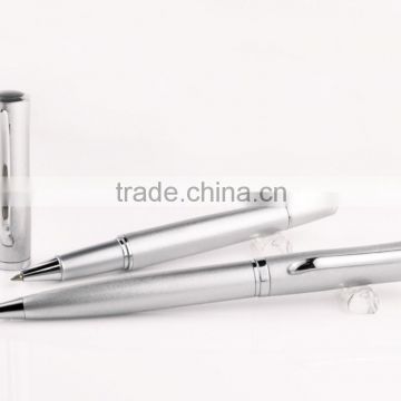 Whole silver Popular Stainless steel pen set for Office