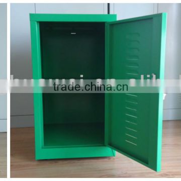 Small green color storage cabinet
