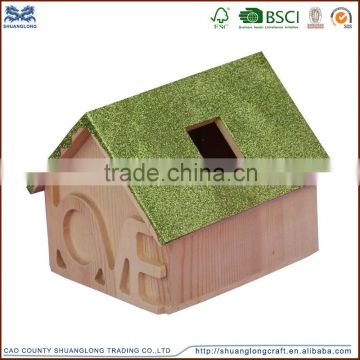 Eco-friendly Hand crafted wooden birdhouse