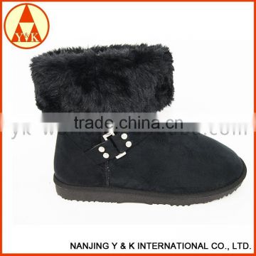 Hot Sale Cheap New Product woollen plush women ladies winter snow boot