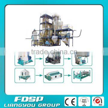 Reasonal design 4-6tph animal feed making plant