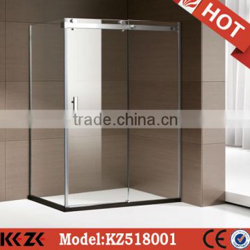luxury frameless sliding enclosed shower room / bathroom