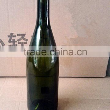 25oz dark green burgundy wine glass bottle