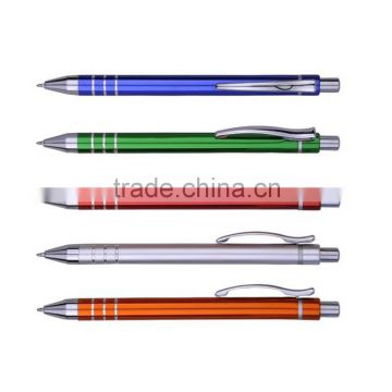 Advertise stripe plastic pen as promotion