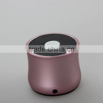 Rose gold bluetooth speaker Build in 3.0 EDR for laptop tablet speaker