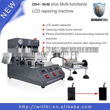 Latest 5 in 1 LCD Reapir Machine With Built-in Compressor and Vacuum Pump