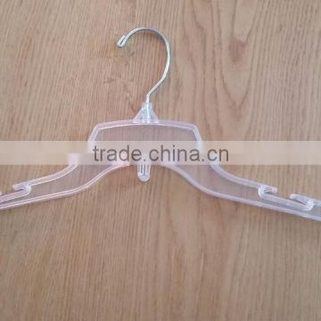 43CM Durable Shirt Clear Plastic Hanger With Notch