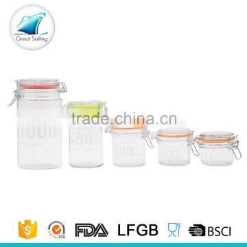 1000ml 450ml 250ml glass food containers wholesale