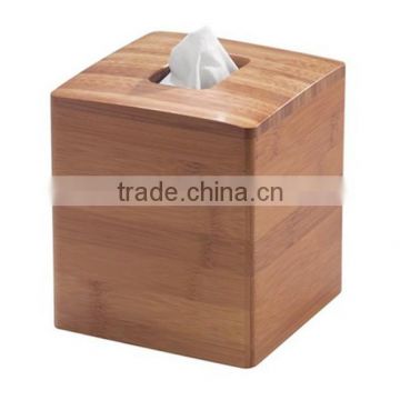 Household/office use wood grain wooden tissue box