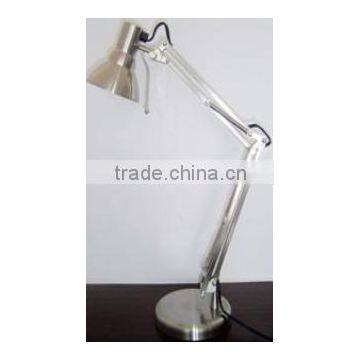 Satin Nickel Modern Office Table Lamp T912SN