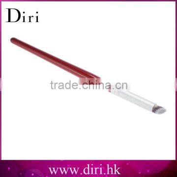 Professional Red Wood Wooden Kolinsky Nail Art Carving Painting Brush