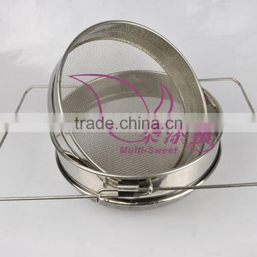 double layer 304 stainless steel new design honey sieve