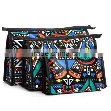 Neueste Stile drei Stucke stellten Blumenbilder Cosmetic Bag