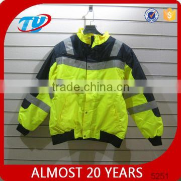 2017green safety reflective jacket en20471
