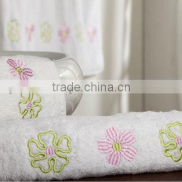 Embroidered Cotton Bath Towels Sets