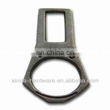 Metal Zipper Puller in Elegant Design,Made of Zinc Alloy,Various Sizes&Colors Available