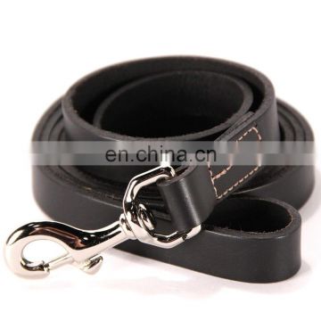 High Quality Dog Leash Water Resistant Heavy Full Grain Leather Lead Training Leahses