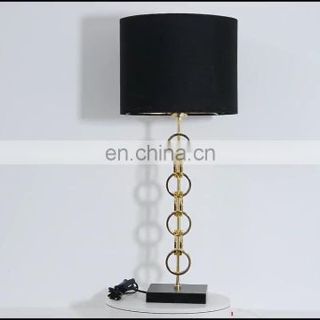 2019 European style metal desk lamp and LED light