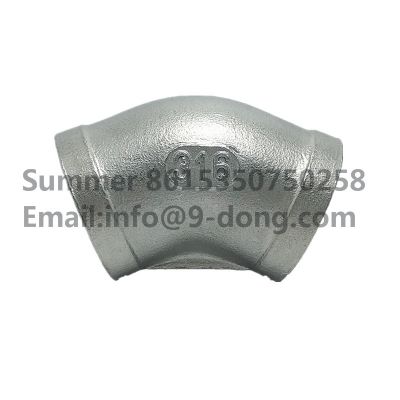 45LB stainless steel casting pipe fittings