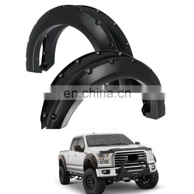 4x4 good quality ABS black fender flares for F150 2015-2017
