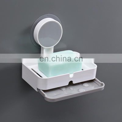 Taizhou high quality soap holder wall adhesive no drill soap holder kitchen bathroom soap holder with drainer
