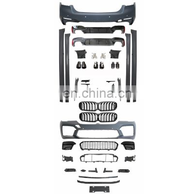 Auto Accessories parts body kit for BMW G30 facelift M5 model include grilles front bumper fenders rear bumper rear spoiler