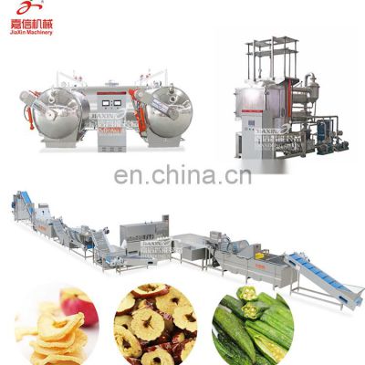 Customized apple crisp chips vacuum drying equipment