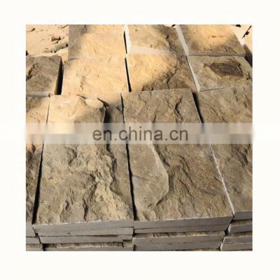 Natural split yellow sandstone wall cladding panels for exterior wall