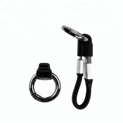 Portable short keychain micro usb charging data cable mobile charger for android phone