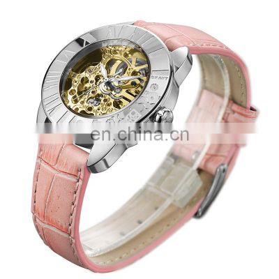 2018 hot fashion automatic stainless steel ladies wrist watch