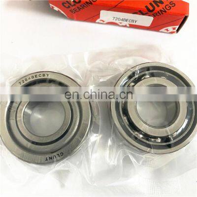 Angular Contact Ball Bearing 7204BECBY Single Row 7204BECBY Bearing with a 40 contact angle