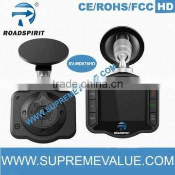 motion sensor 720p car camera recorder 950mAh capacity baterry with 120 degree wide angle