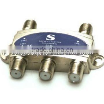 NEW ARRIVED 4 x 1 Satellite DiSEqC Switch for FTA DVB-S2 receivers