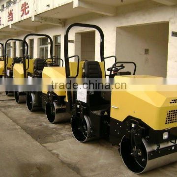 garden road compactor,ride-on double drum roller,road roller,Japan engine and bearing 20HP,Max.working weight 1480kgs,CE prove