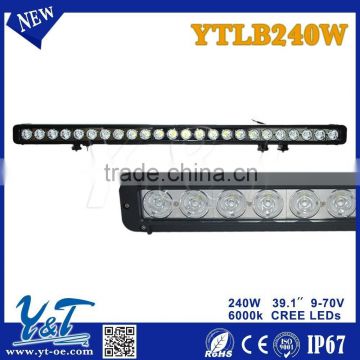 39.1" 240W dual row led off road lighting bar with high power suer bright