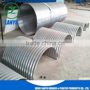 galvanized corrugated metal culvert pipe for road