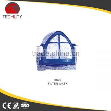 China factory manufacture easy wear active carbon filter smoking gas masks