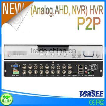 Hot high quality 720P realtime 16CH*720P/16CH*960H 3g wifi 16CH CCTV ahd dvr