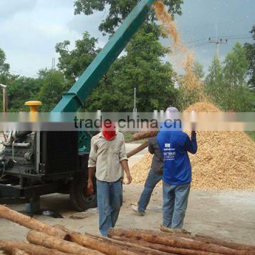 High output china diesel wood chipper