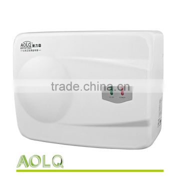 Practical automatic plastic hand dryer,hand-free environmental hanging hand dryer,jet air portable plastic hand dryer