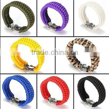 popular weave paracord bracelet custom color paracord bracelet