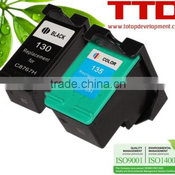 TTD Ink Cartridge C8766H C8767H for HP 130 135 cartridge