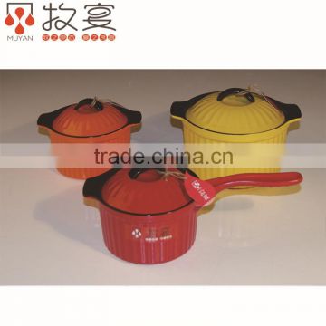 Chaozhou MUYAN Ceramic milk pot heat-resistant cookware 2016 new design