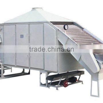 aquatic foods drying machine with belt conveying