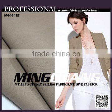 lady's uniform garments 100% polyester woven twill fabric hot sell in Europe