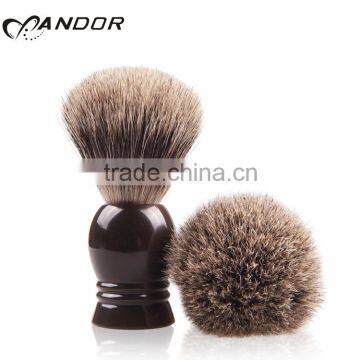 Distributors wanted professional shaving brush badger hair print logo custom shaving brush