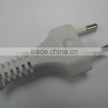 Europe standard 2.5A 250V white Germany cable plug