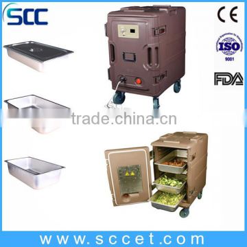 meal heating cabinet warmer food cart with element hot food holding approved FDA